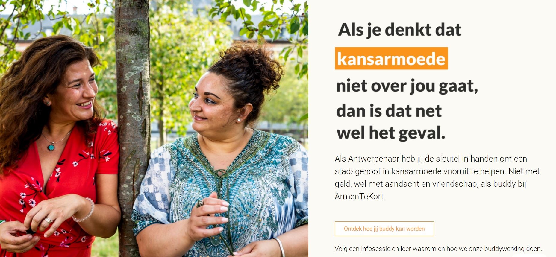Armen te kort Antwerpen